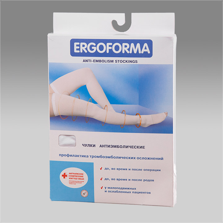чулки антиэмболические ergoforma EU267, 2 кл. компрессии - Медорто.рф